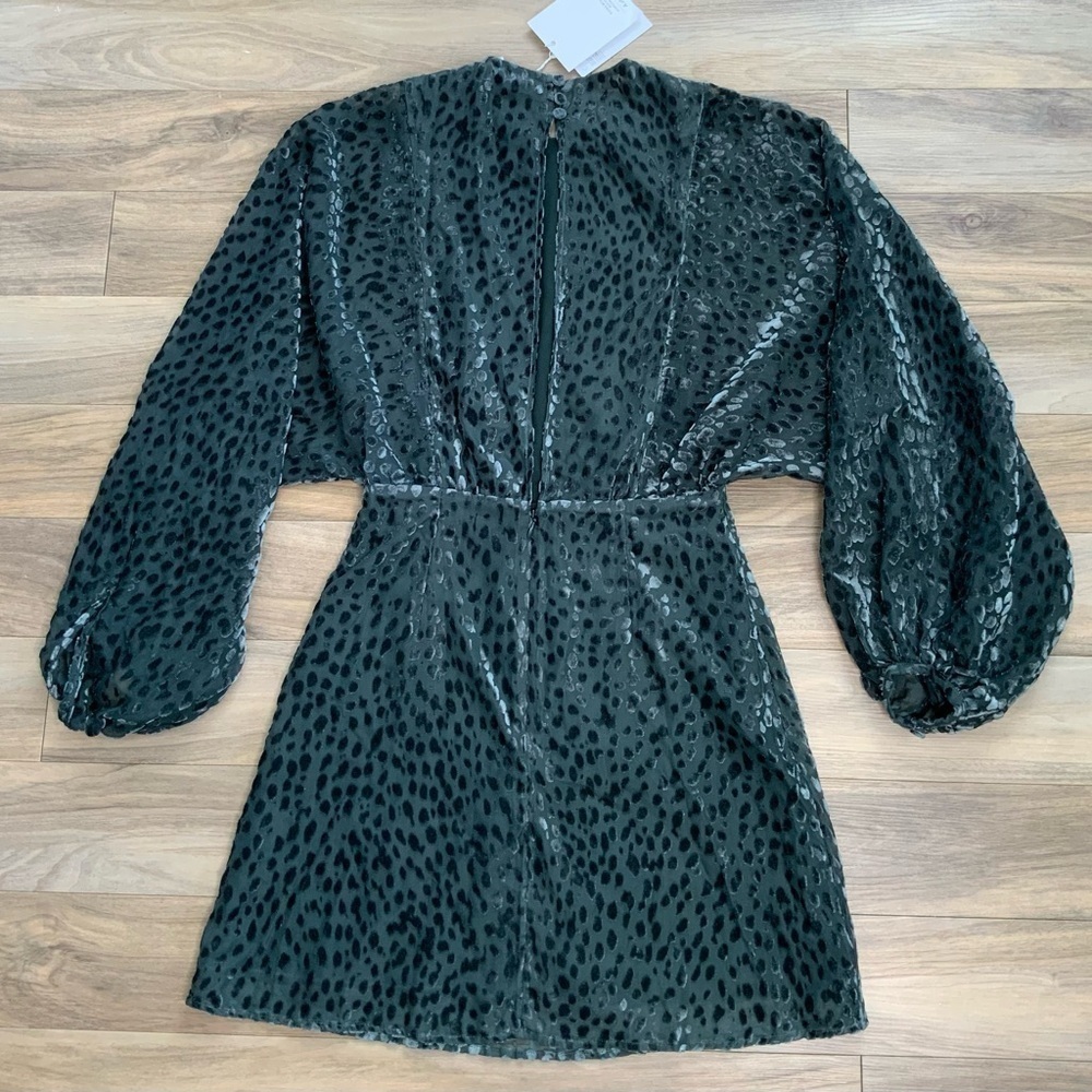 & OTHER STORIES Sheer Voluminous Sleeve Mini Dress - Picture 9 of 11